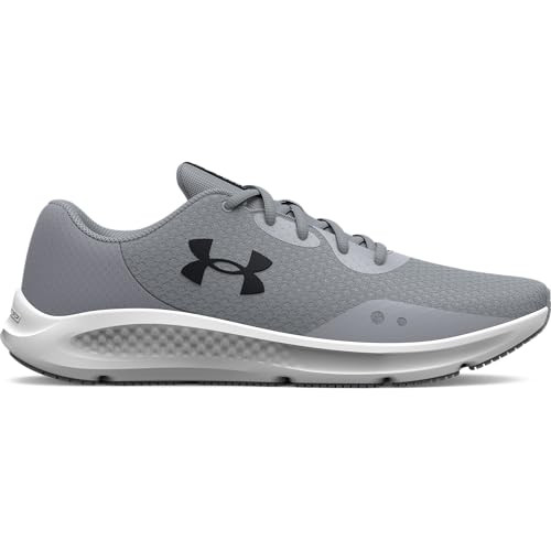 3024878 UNDER ARMOUR MEN'S CHARGED PURSUIT 3 MOD GRY/BLK SIZE 9.5