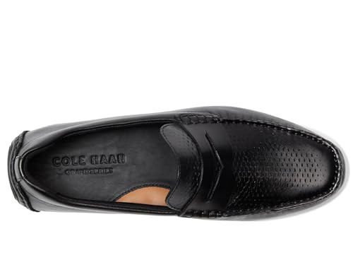 C36651 COLE HAAN MEN'S GRAND LASER PENNY DRIVING STYLE LOAFER BLACK SIZE 9.5
