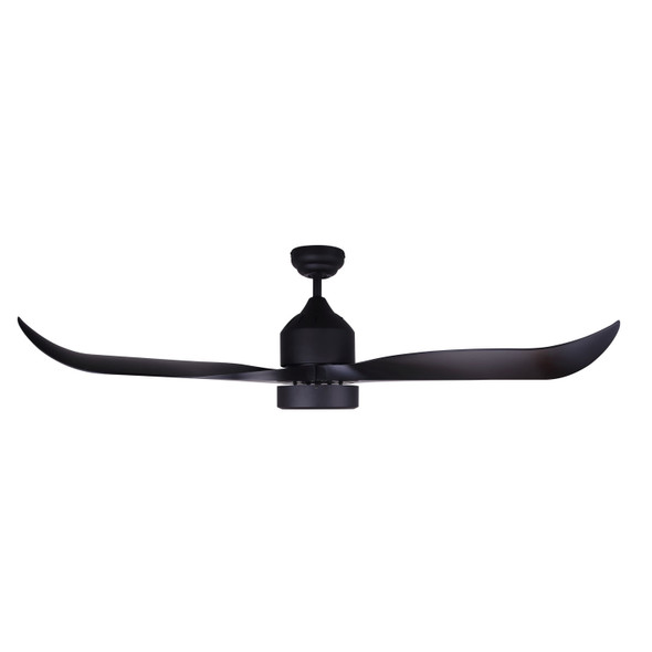 CANARMNA ARIA II 52-INCH BLACK INDOOR LED 3-BLADE CEILING FAN - BLACK