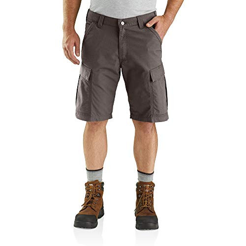 CARHARTT MEN'S 103543 FORCE RELAXED FIT RIPSTOP WORK SHORT 11INSEEM 44W TARMAC New
