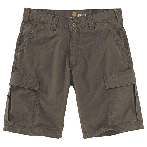 CARHARTT MEN'S 103543 FORCE RELAXED FIT RIPSTOP WORK SHORT 11INSEEM 44W TARMAC New
