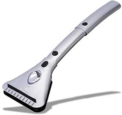 ZONETECH HEATED CAR WINDOW ICE/SNOW SCRAPER EXTENDABLE - SN0009 - SILVER
