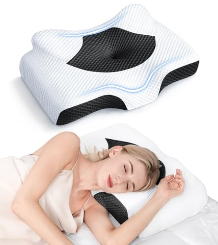 Osteo Cervical Pillow for Neck Pain Relief, Hollow Design Odorless Memory New