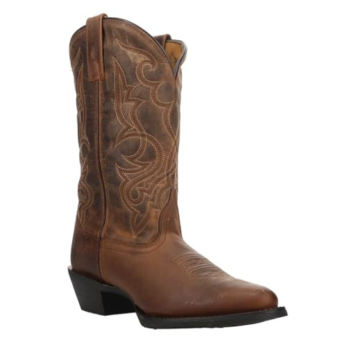 LAREDO WOMENS MADDIE EMBROIDERED ROUND TOE PULL ON CASUAL BOOTS MID-CALF - 9.5