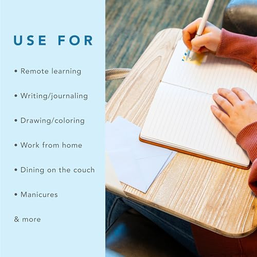 LapGear Heritage Lap Desk with Device Ledge - White Wash New