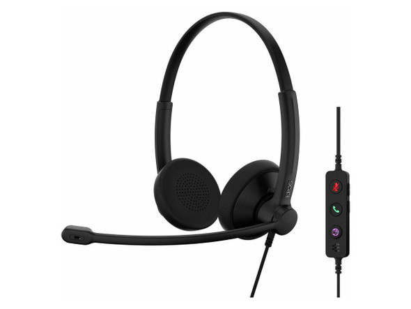 Stereo wired headset, Teams certified - The IMPACT 100 is an entry-level headset