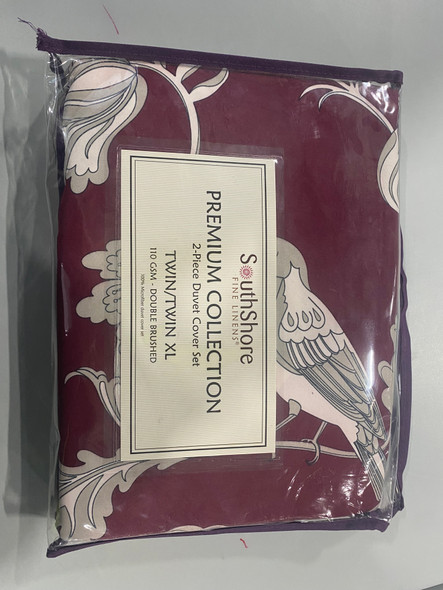 SOUTHSHORE FINE LINENS PREMIUM COLLECTION 2 - PIECE - MARSALA/BURGUNDY