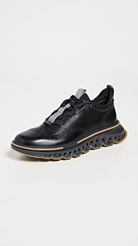 C36508 COLE HAAN MEN'S 5.ZEROGRAND WINGTIP SNEAKERS BLACK/PAVEMENT SIZE 7W
