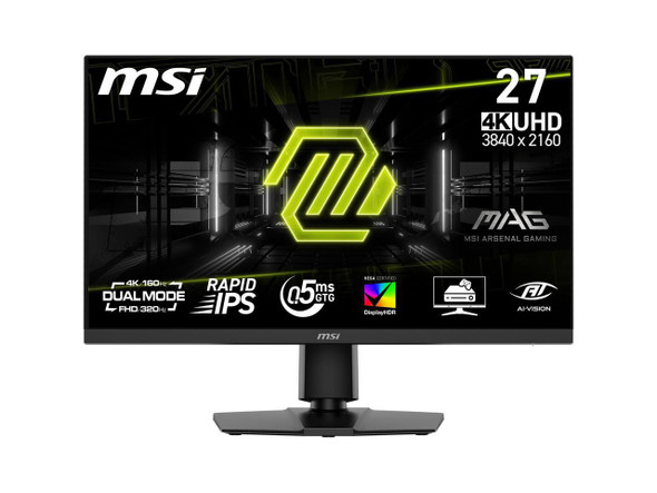 MSI 27 inch Dual Mode UHD 4K 160Hz Full HD 320Hz IPS AMD FreeSync (Adaptive