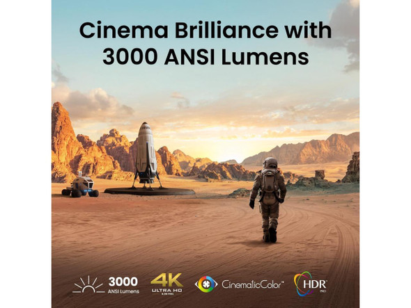 BenQ TK705i DLP Projector - 16:9 - 2160p - 20000 Hour Normal Mode - 30000 Hour