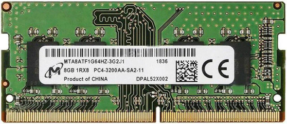 MICRON 8GB 1RX8 PC4-3200AA DDR4 3200 MEMORY RAM - GREEN