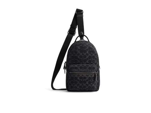 COACH MEN'S CHARTER PACK - BLACK DENIM New