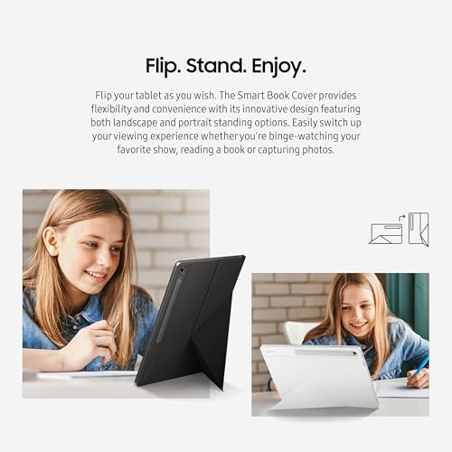 SAMSUNG GALAXY TAB S10 FE+ SMART BOOK COVER FOR GALAXY TAB S10 FE+ - WHITE