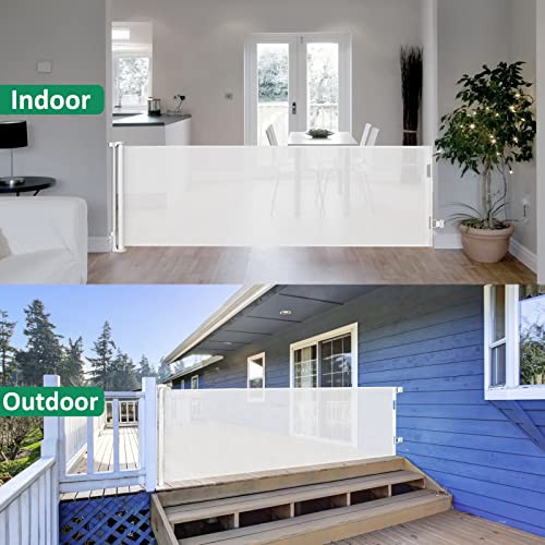 KISKIZ MOM'S CHOICE AWARDS WINNER 110 INCH EXTRA WIDE BABY GATE - WHITE New