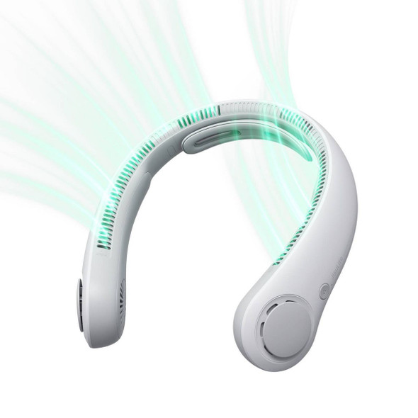 JISULIFE PORTABLE NECK FAN - NECK FAN LIFE4 - GRAY