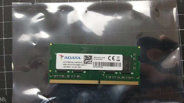 ADATA 4GB DDR4 1RX16 PC4 2666V MEMORY SODIMM RAM - GREEN