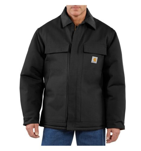 CARHARTT LOOSE FIT FIRM DUCK INSULATED TRADITIONAL COAT MEN 3XL BLACK New