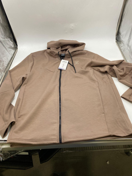 HURLEY EXIST FULL ZIP PERFORMANCE JACKET - SIZE: MEN XL - ROADSIDE