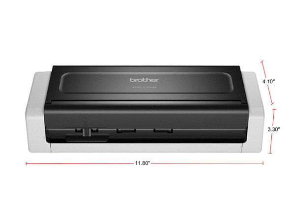 Brother ADS-1700W Wireless Compact Desktop Scanner - 48-bit Color - 25 ppm