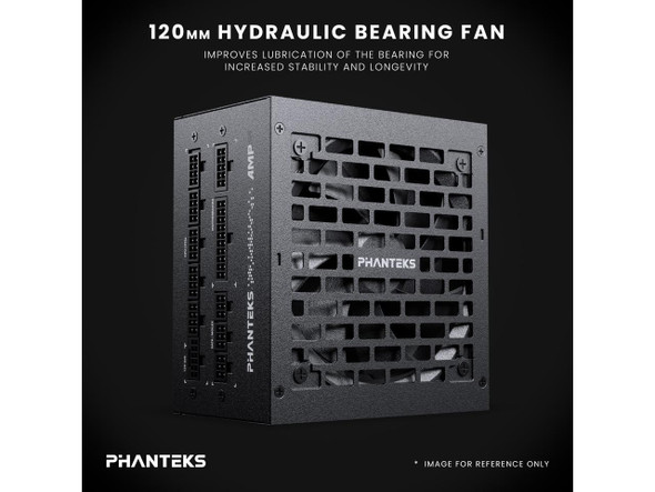Phanteks AMP GH 850W Gold Power Supply, ATX 3.1 and PCIe 5.1 Platform, Fully