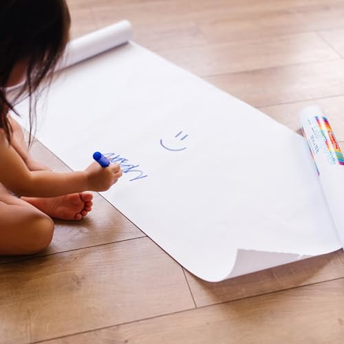 Melissa & Doug Deluxe Easel Paper Roll Replacement 2Pack, White New