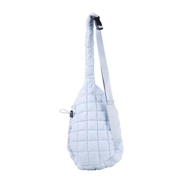PICKLE O' JOE QUILTED SLING BAG PICKLEBALL BAG - DUSTY GRAY