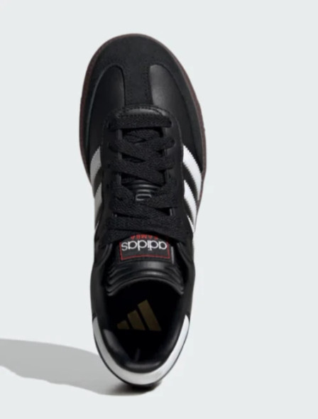 ADIDAS KID’S SAMBA INDOOR SOCCER SHOES - SIZE: YOUTH 6 - BLACK