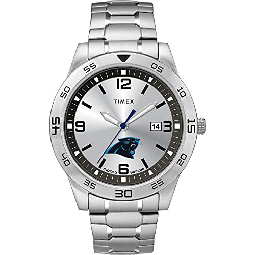 Timex Tribute Men's Citation 42mm Quartz Watch Stainless Steel - Panthers New