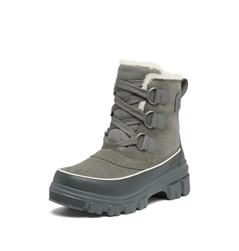 Sorel Women's Tivoli V Waterproof Boot Quarry/Grill Size 9 New