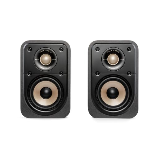 POLK AUDIO POLK SIGNATURE ELITE ES10 SURROUND SOUND SPEAKERS - BLACK
