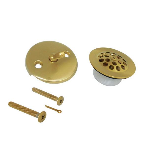 KINGSTON BRASS GRID TUB DRAIN KIT 9.06 X 7.48 X 4.92 BRUSHED BRASS New