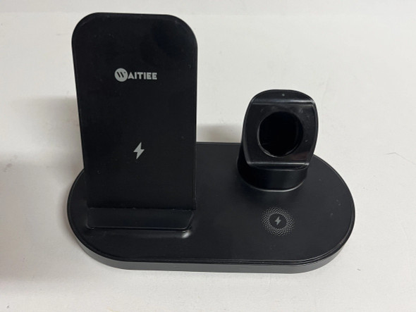 WAITIEE FAST WIRELESS CHARGER/CHARGING STATION 3 IN 1 FOR GALAXY IPHONE - BLACK