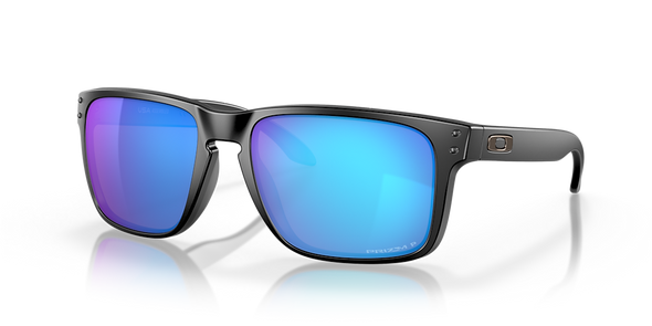OAKLEY HOLBROOK XL SUNGLASSES MATTE BLACK PRIZM SAPPHIRE POLARIZED 59-18-137