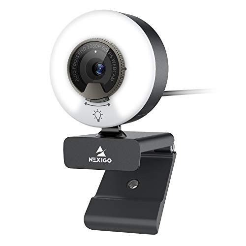 NEXIGO N960E 60FPS WEBCAM LIGHT SOFTWARE AUTOFOCUS - WHITE/BLACK