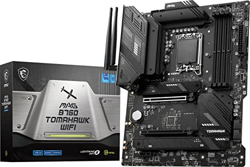 MSI B760 TOMAHAWK WIFI GAMING MOTHERBOARD LGA 1700 DDR5 PCIE 5.0 - BLACK