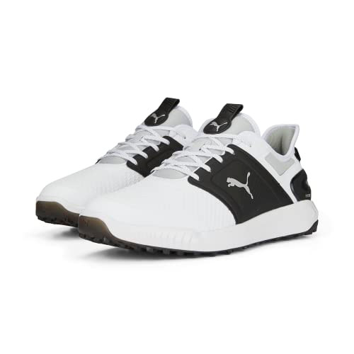 Puma Men's Ignite Elevate Wide Shoes White/Black Size 8 New