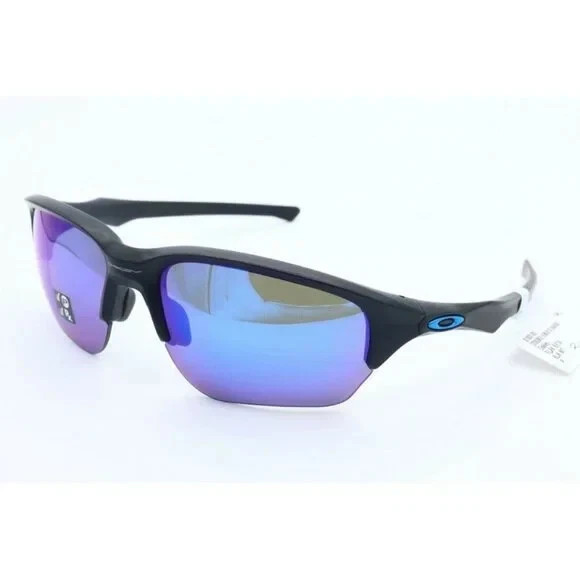 OAKLEY FLAK BETA SUNGLASSES BLACK FRAME, BLUE PRIZM 64-08-131 - BLACK/BLUE