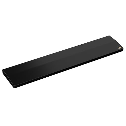 GLORIOUS GAMING WOODEN KEYBOARD WRIST REST - WHITE ASH WOOD/ONYX BLACK