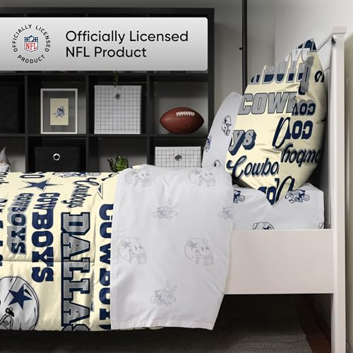 FOCO Unisex-Adult NFL Team Logo Bed in a Bag Comforter Sheets Pillow Cases