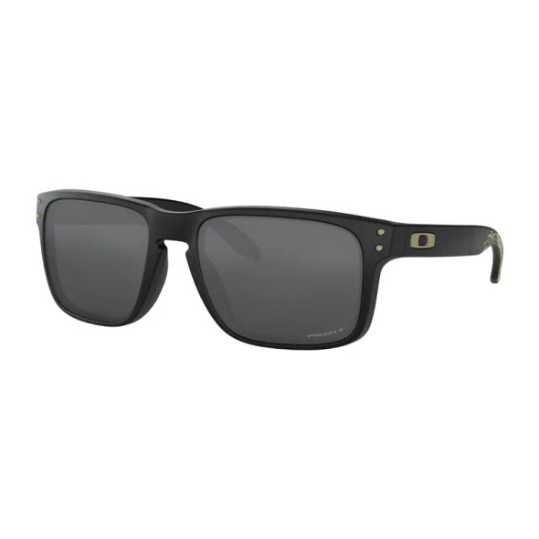 OAKLEY SI HOLBROOK SUNGLASSES MATTE BLACK FRAME, PRIZM BLACK POLARIZED LENSES