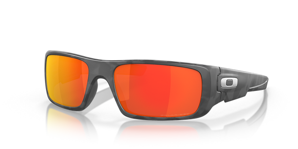 OAKLEY CRANKSHAFT MATTE BLACK CAMO FRAMES RUBY IRIDIUM  LENSES, 60-19-132