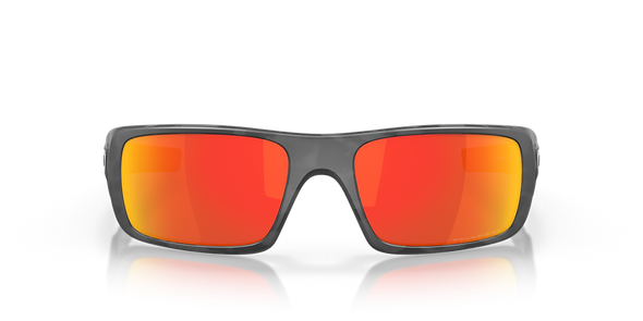 OAKLEY CRANKSHAFT MATTE BLACK CAMO FRAMES RUBY IRIDIUM  LENSES, 60-19-132