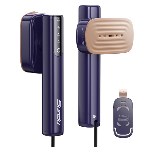 SUNDU HANDHELD TRAVEL STEAMER FOR CLOTHES - NAVY BLUE New