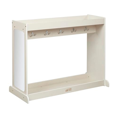 ECR4KIDS STREAMLINE DRESS-UP ISLAND COSTUME ORGANIZER WHITE WASH