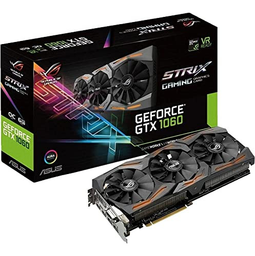 ASUS GEFORCE GTX 1060 6GB ROG STRIX OC EDITION GRAPHIC CARD STRIX-GTX1060-O6G