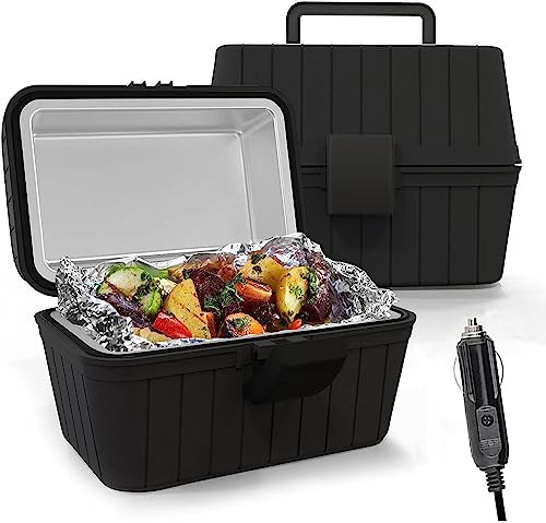 ZONETECH HEATING LUNCH BOX PREMIUM QUALITY ELECTRIC INSULATED LBS-01 - BLACK