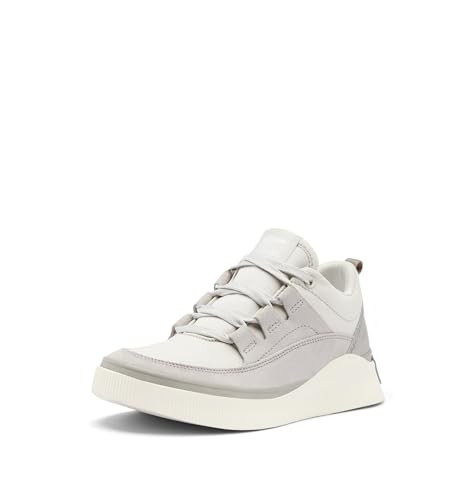 2088221009 SOREL WOMEN'S OUT N ABOUT LV SNEAKER MOONSTONE/SEA SALT SIZE 7 New