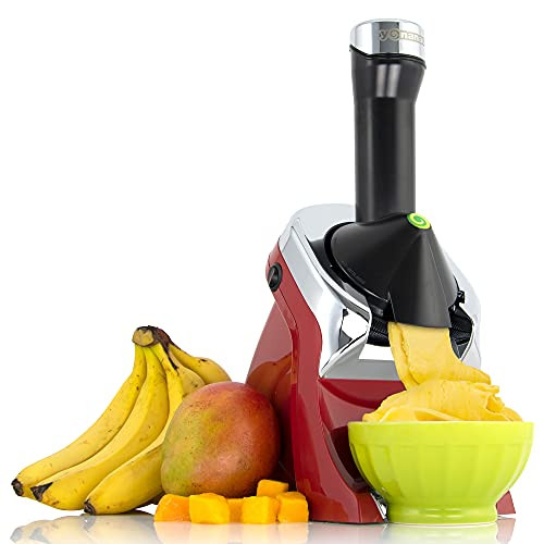YONANAS 988RD DELUXE VEGAN, DAIRY-FREE FROZEN FRUIT SOFT SERVE MAKER - RED