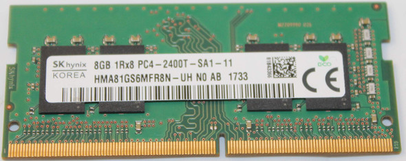 SK HYNIX 8GB DDR4 2400 MHZ PC4-19200 1RX8 SODIMM LAPTOP MEMORY RAM - GREEN