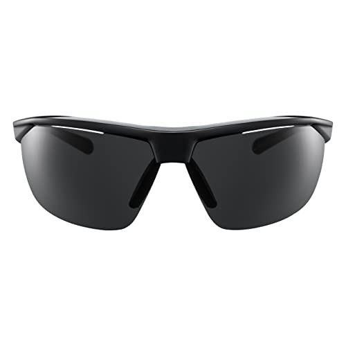 NIKE EV1128-001 TAILWIND 12 SUNGLASSES SHINY BLACK/WHITE FRAME COLOR, GREY LENS